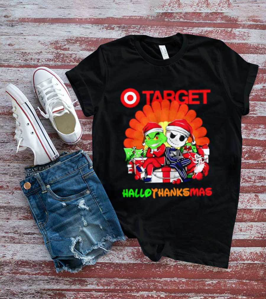 Target Grinch Jack Skellington Hallothanksmas 2026 T-Shirt