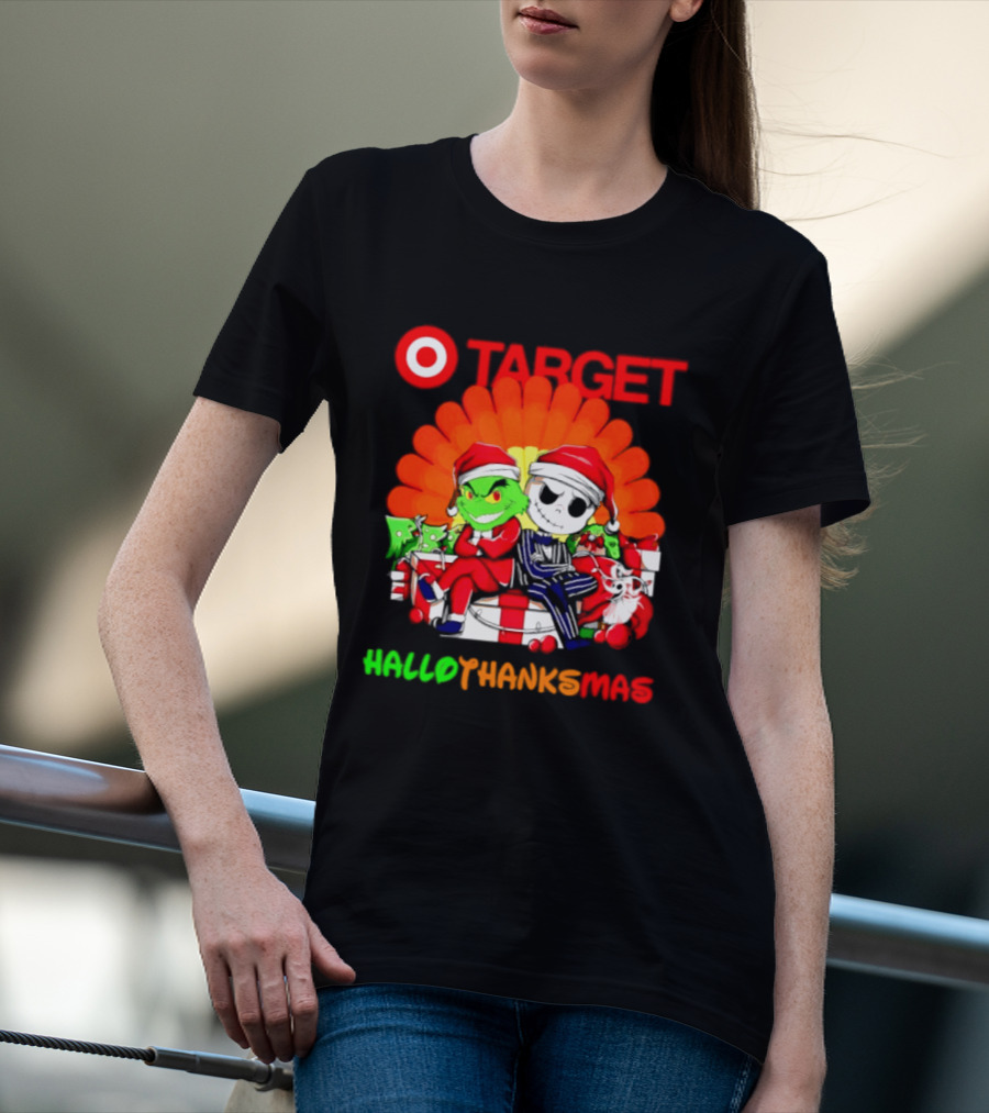 Target Grinch Jack Skellington Hallothanksmas 2026 T-Shirt