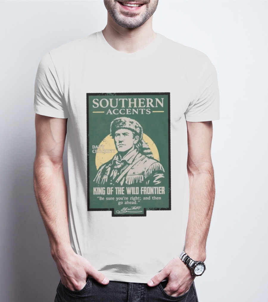 Southern Accents Davy Crockett King Of The Wild Frontier T-Shirt