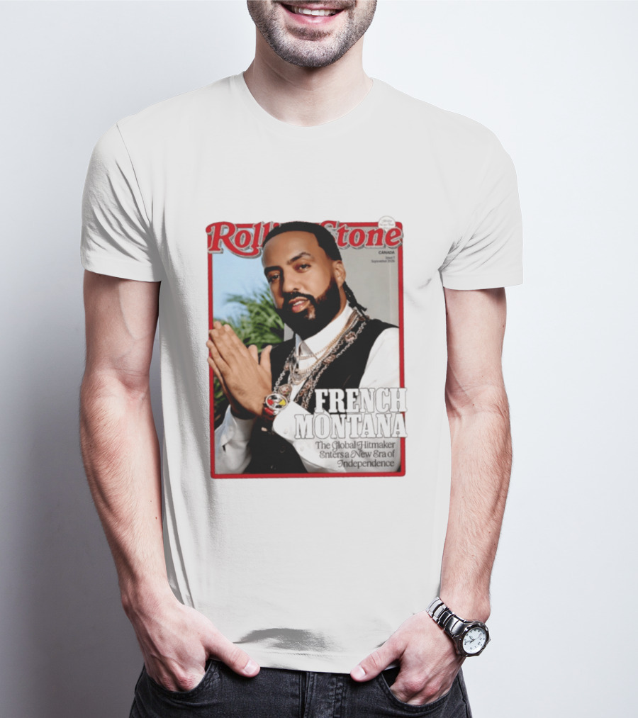 Rolling Stone Canada September 2026 French Montana Global Hitmaker New Era Of Independence T-Shirt