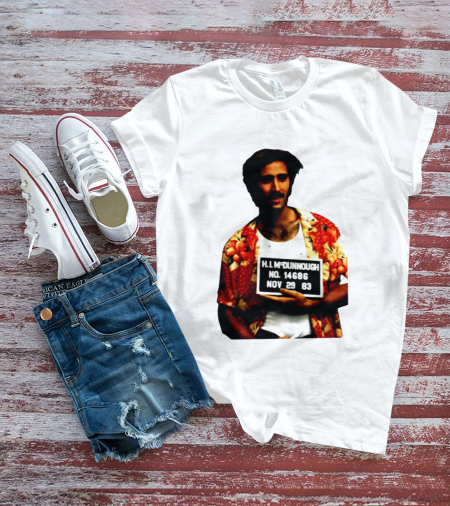 Nicolas Cage HI McDunnough Shot No. 14686 Raising Arizona November 29 83 T-Shirt