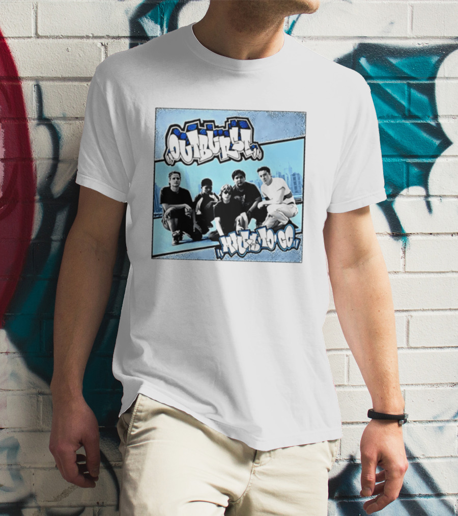 Outburst Miles To Go NYHC Skyline Band Photo T-Shirt