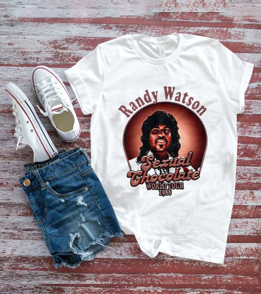 Randy Watson Sexual Chocolate World Tour 1988 Retro Concert T-Shirt