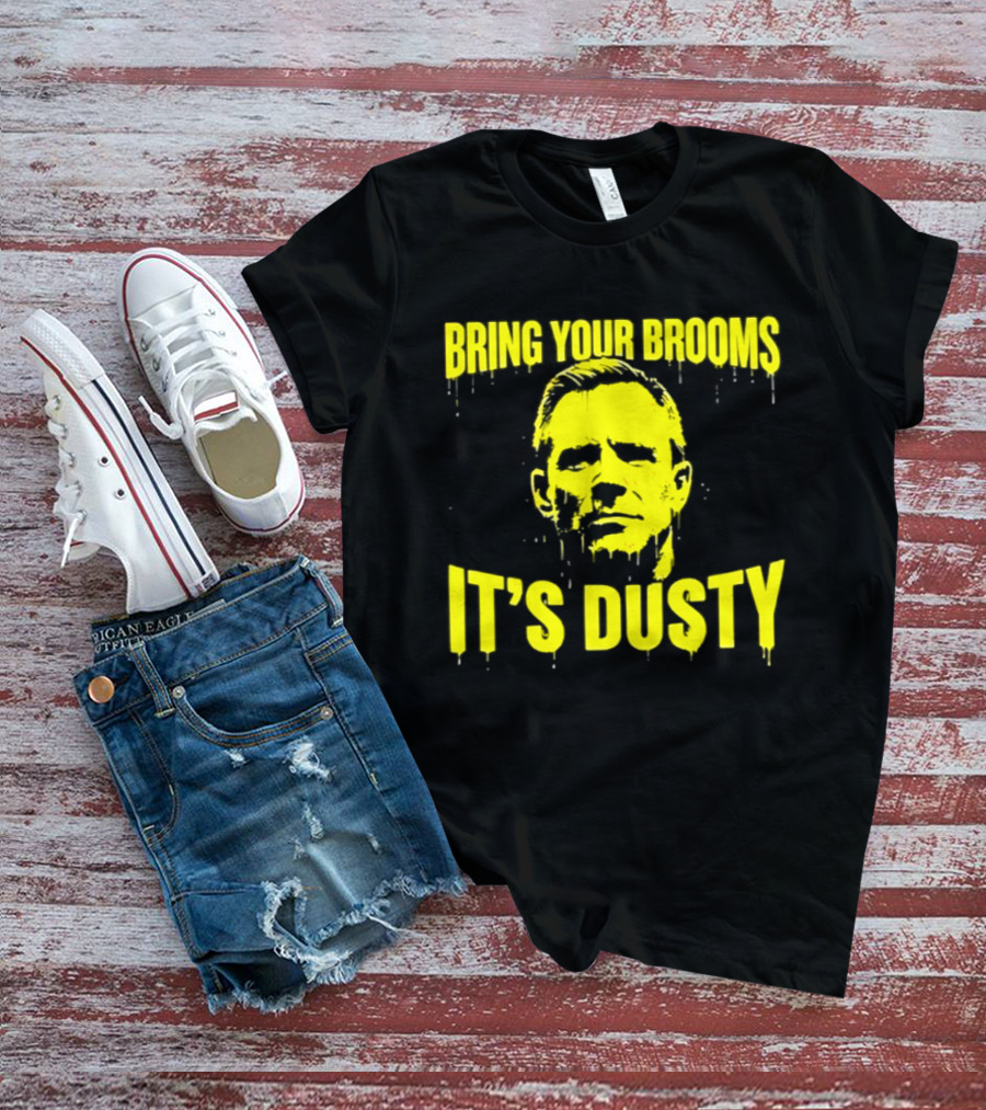 Bring Your Brooms It's Dusty Michigan Wolverines Dusty May T-Shirt