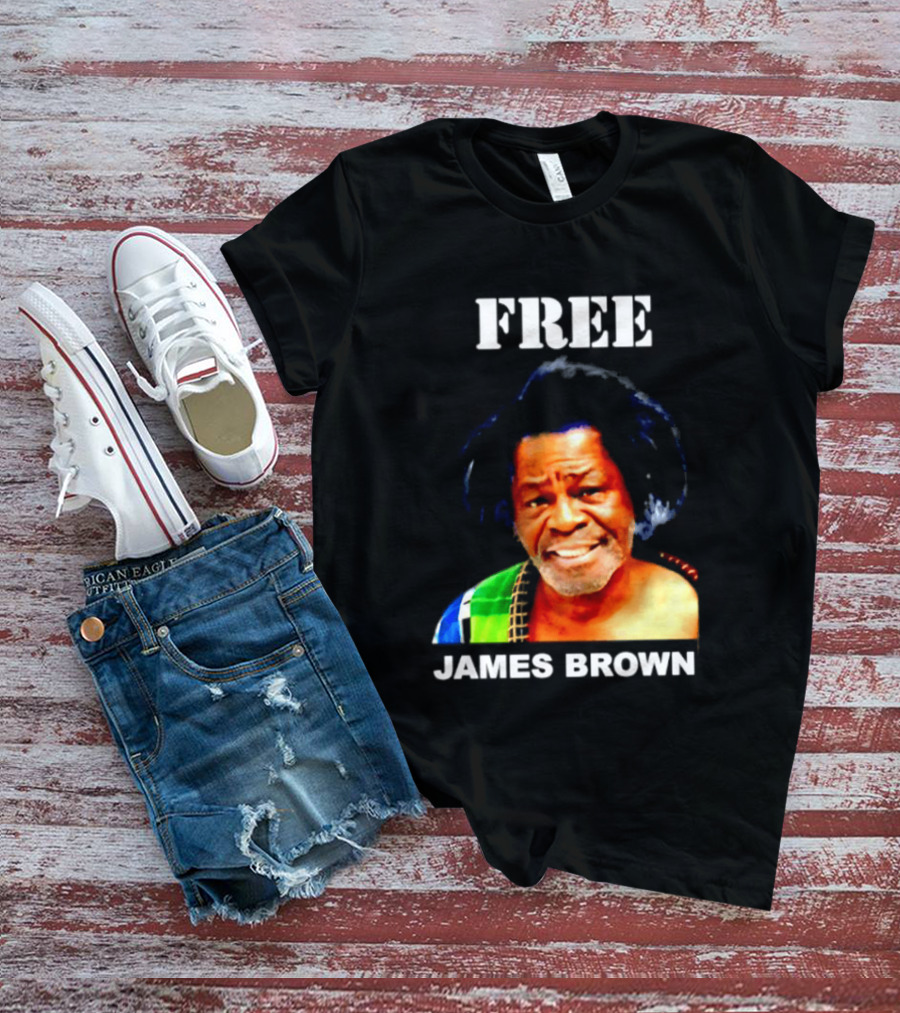 FREE James Brown Godfather Of Soul Funk T-Shirt