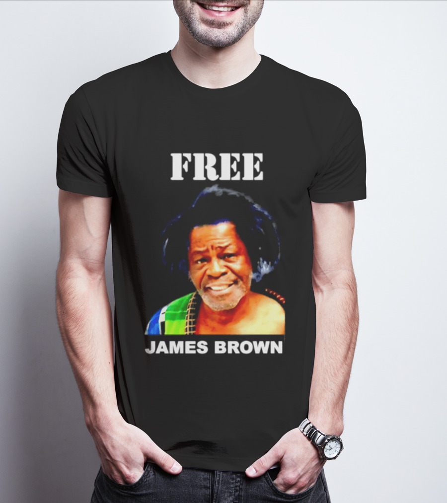 FREE James Brown Godfather Of Soul Funk T-Shirt