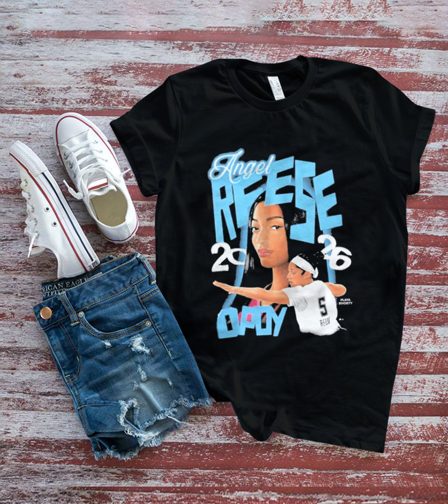 Angel Reese 2026 DPOY Basketball Player T-Shirt