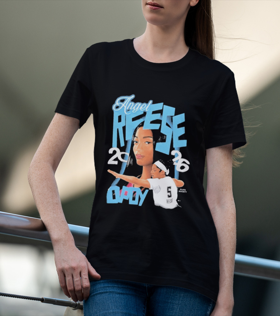 Angel Reese 2026 DPOY Basketball Player T-Shirt