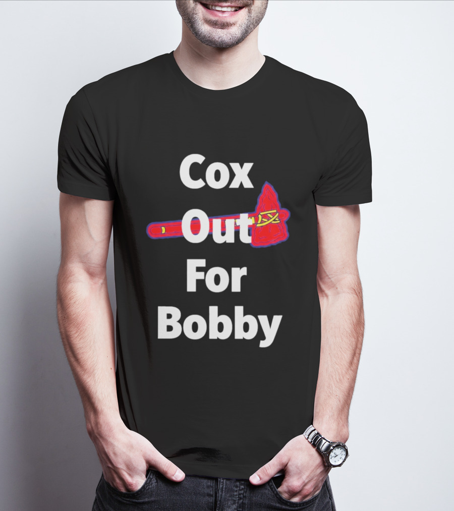 Atlanta Braves Cox Out For Bobby Game Day Celebration T-Shirt