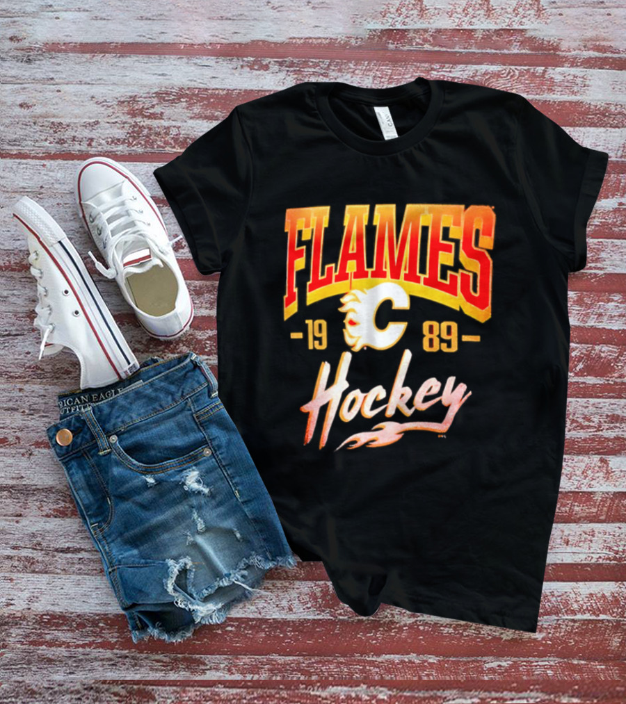 Calgary Flames 1989 Hockey Made To Last T-Shirt