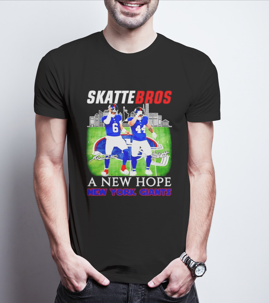Skattebros Jaxson Dart Cam Skattebo New York Giants A New Hope T-Shirt