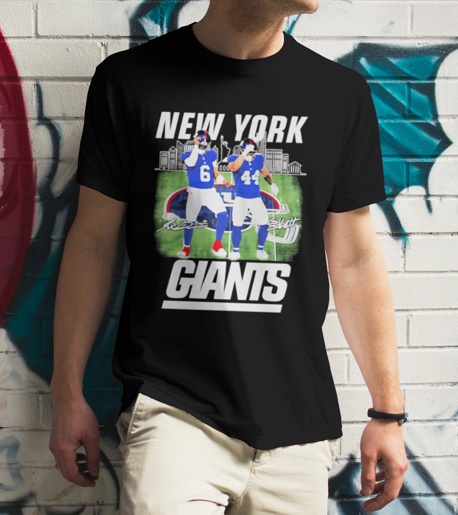 New York Giants Jaxson Cam Signatures Stadium T-Shirt
