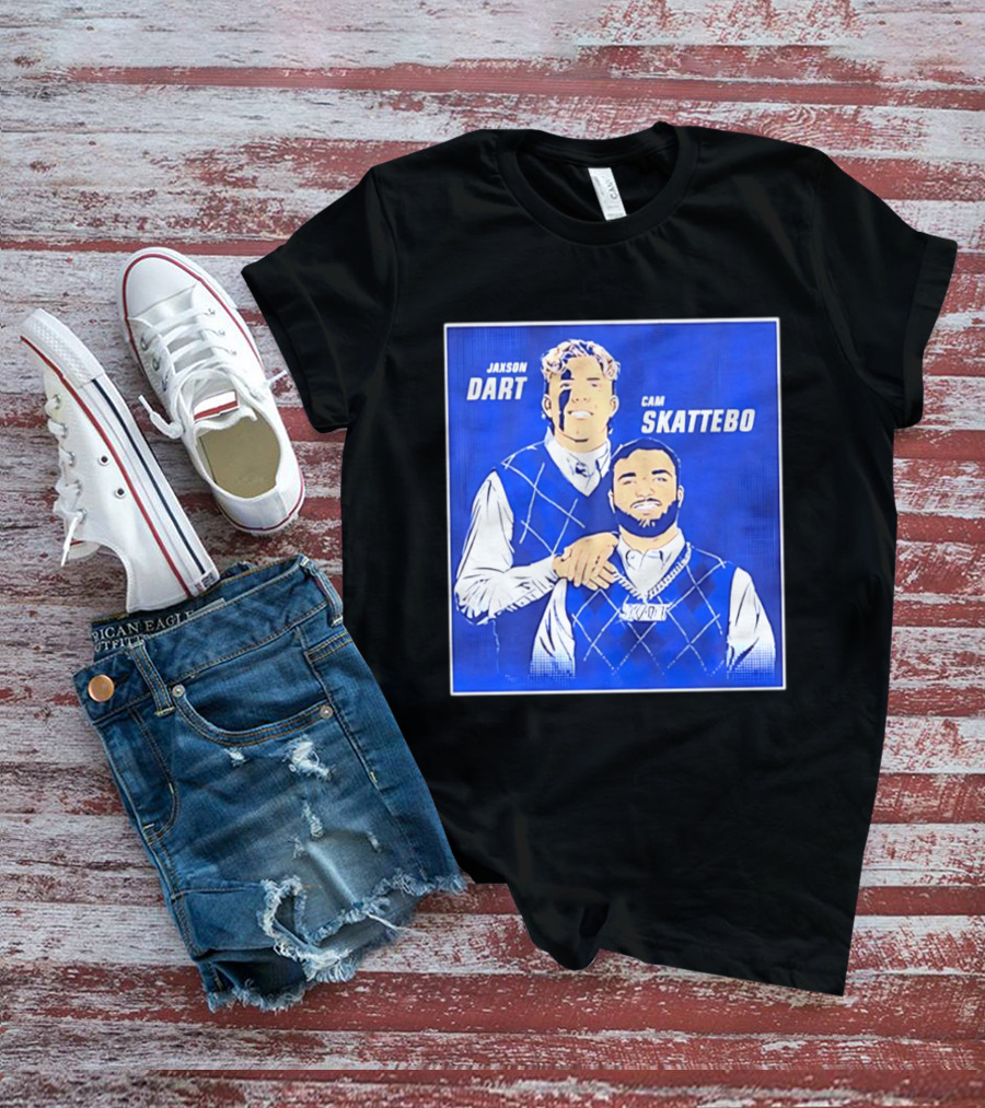 Jaxson Dart Cam Skattebo Step Brothers New York Giants Comedy T-Shirt