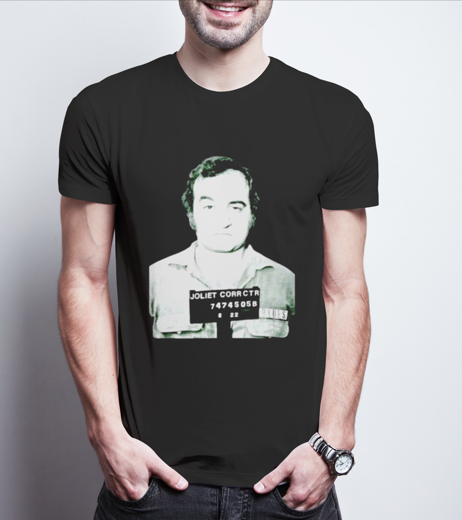 John Belushi Joliet Correctional Blues Shot 7474505B T-Shirt