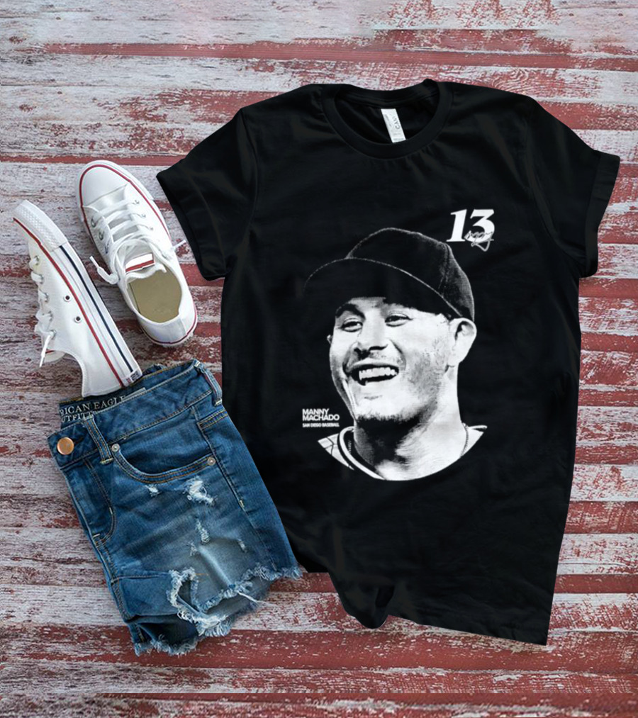 Manny Machado 13 San Diego Padres MLB Lineage Series 2026 T-Shirt