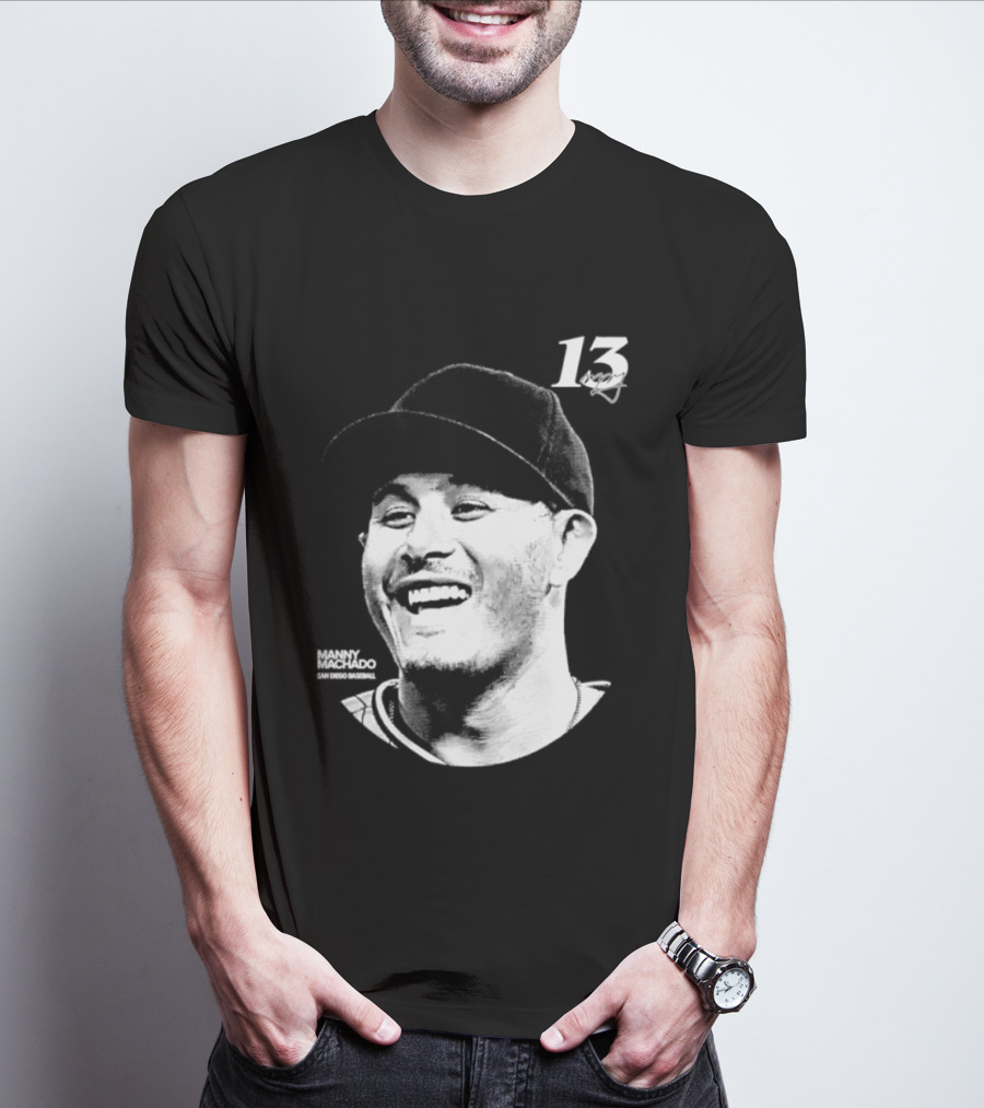 Manny Machado 13 San Diego Padres MLB Lineage Series 2026 T-Shirt