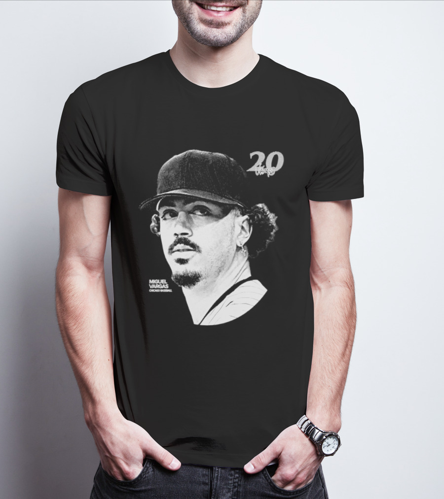 Miguel Vargas 20 Chicago White Sox MLB 2026 Lineage Series T-Shirt