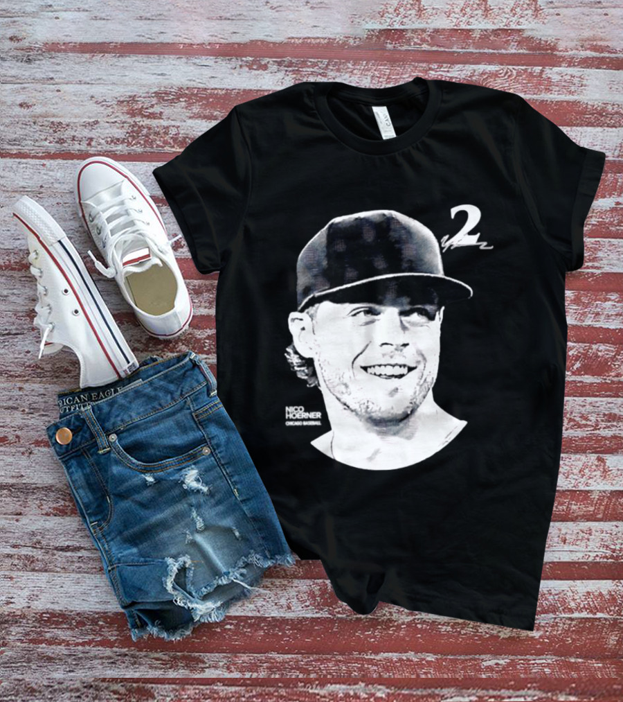 Chicago Cubs Nico Hoerner 2 MLB 2026 Lineage Series T-Shirt