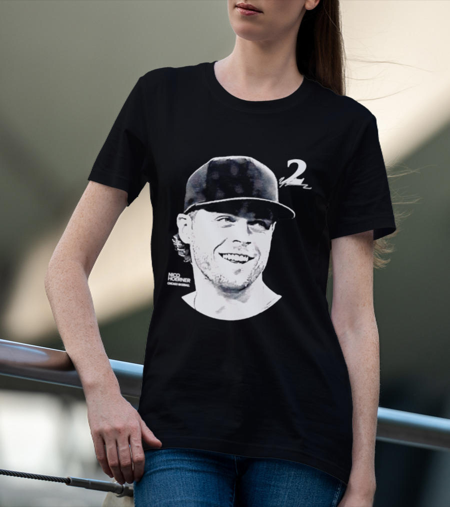 Chicago Cubs Nico Hoerner 2 MLB 2026 Lineage Series T-Shirt
