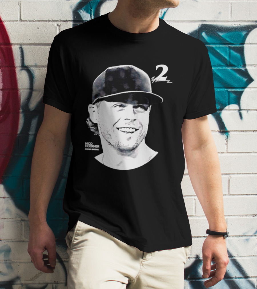 Chicago Cubs Nico Hoerner 2 MLB 2026 Lineage Series T-Shirt