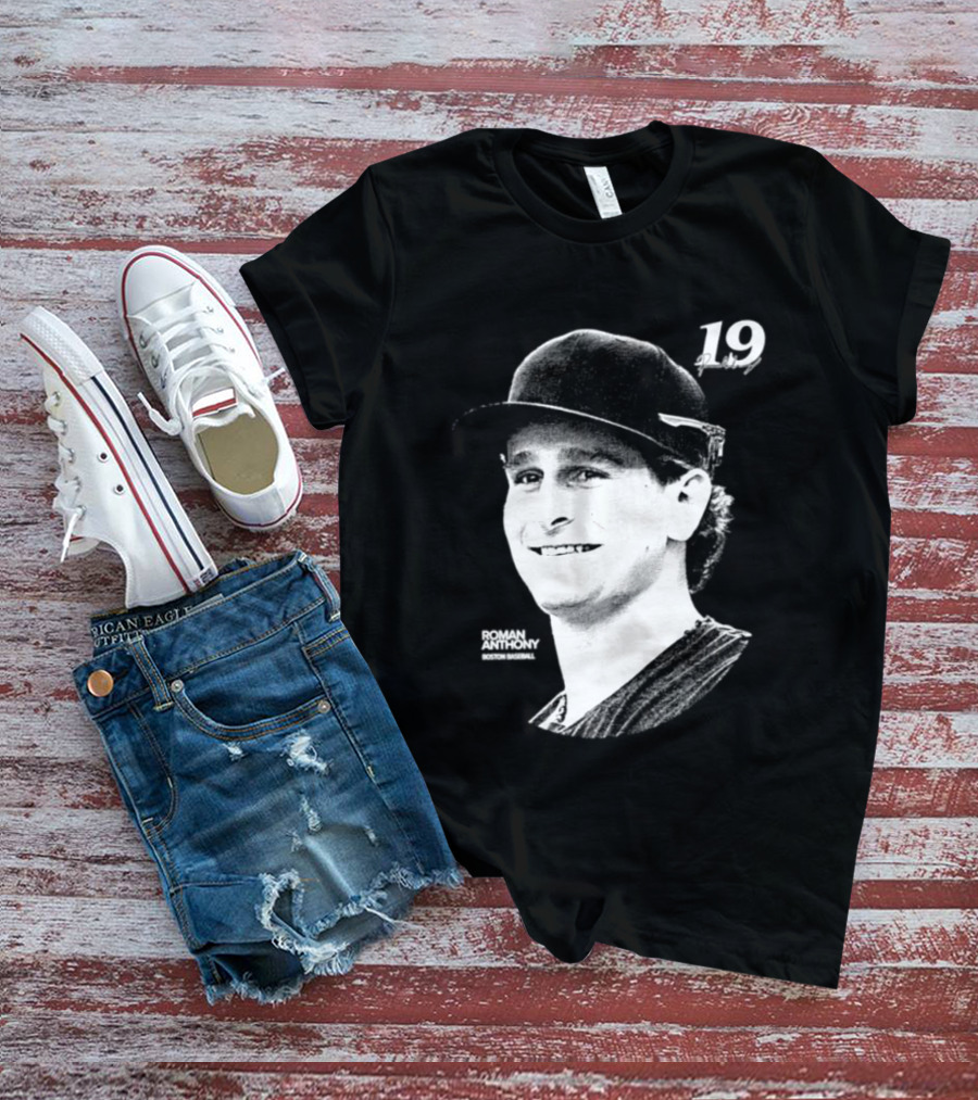 Roman Anthony 19 Boston Red Sox MLB 2026 Lineage Series T-Shirt