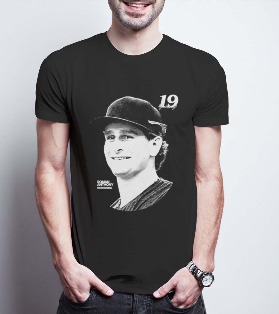 Roman Anthony 19 Boston Red Sox MLB 2026 Lineage Series T-Shirt