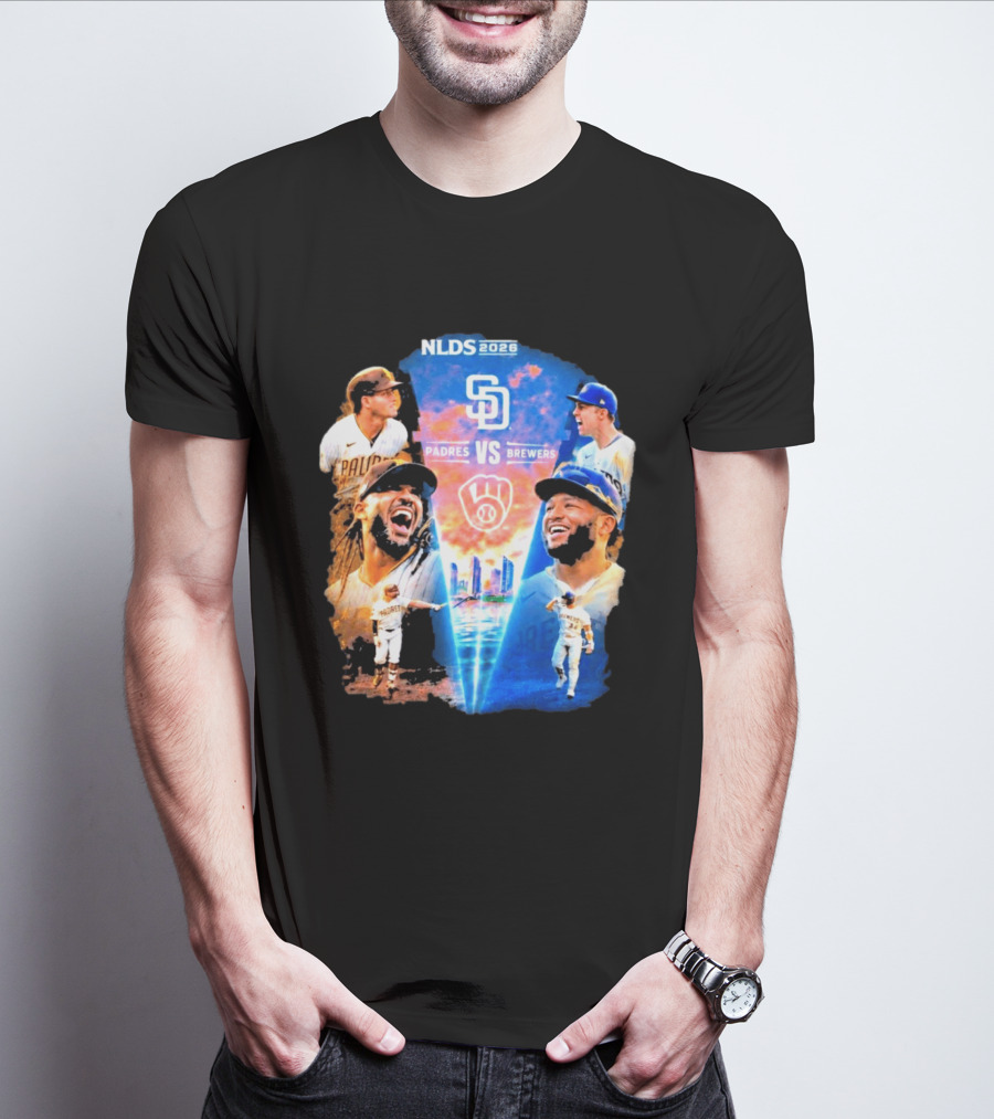 NLDS 2026 San Diego Padres Vs Milwaukee Brewers Showdown T-Shirt