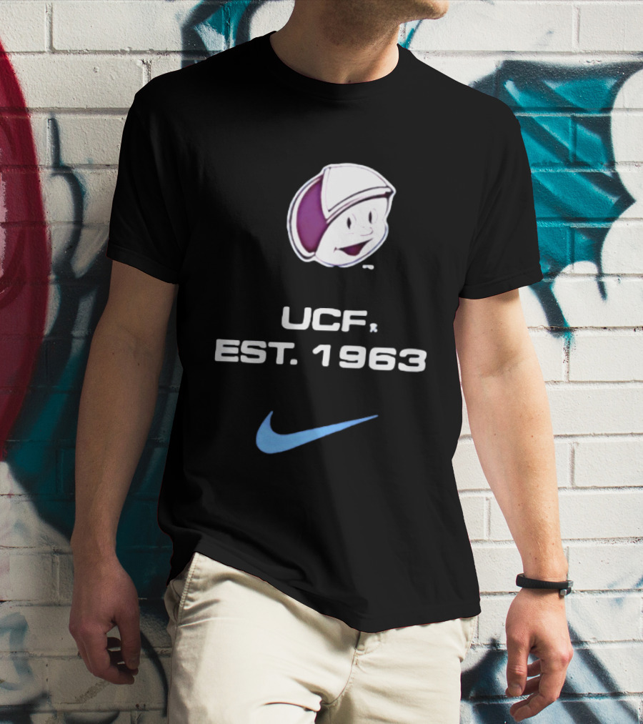 UCF Knights 2026 Space Game UCF Est 1963 Vintage Astronaut Nike T-Shirt