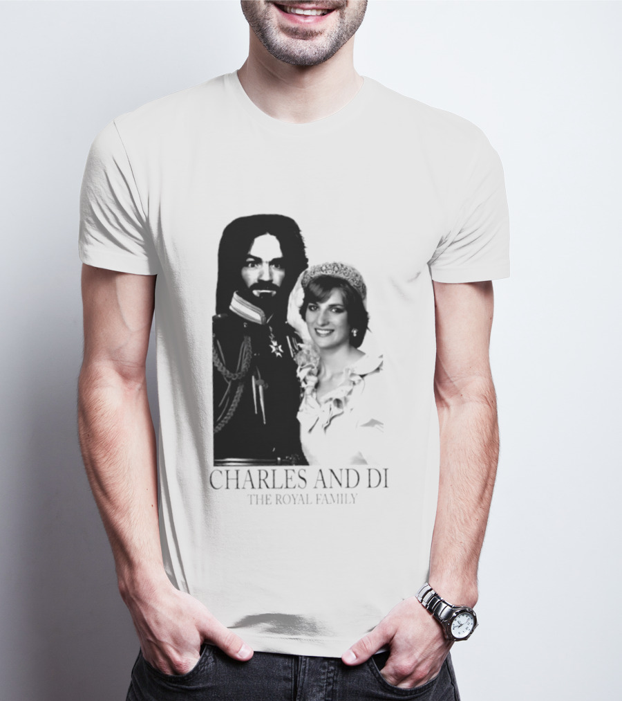 Charles Manson And Princess Diana Charles And Di The Royal Family T-Shirt
