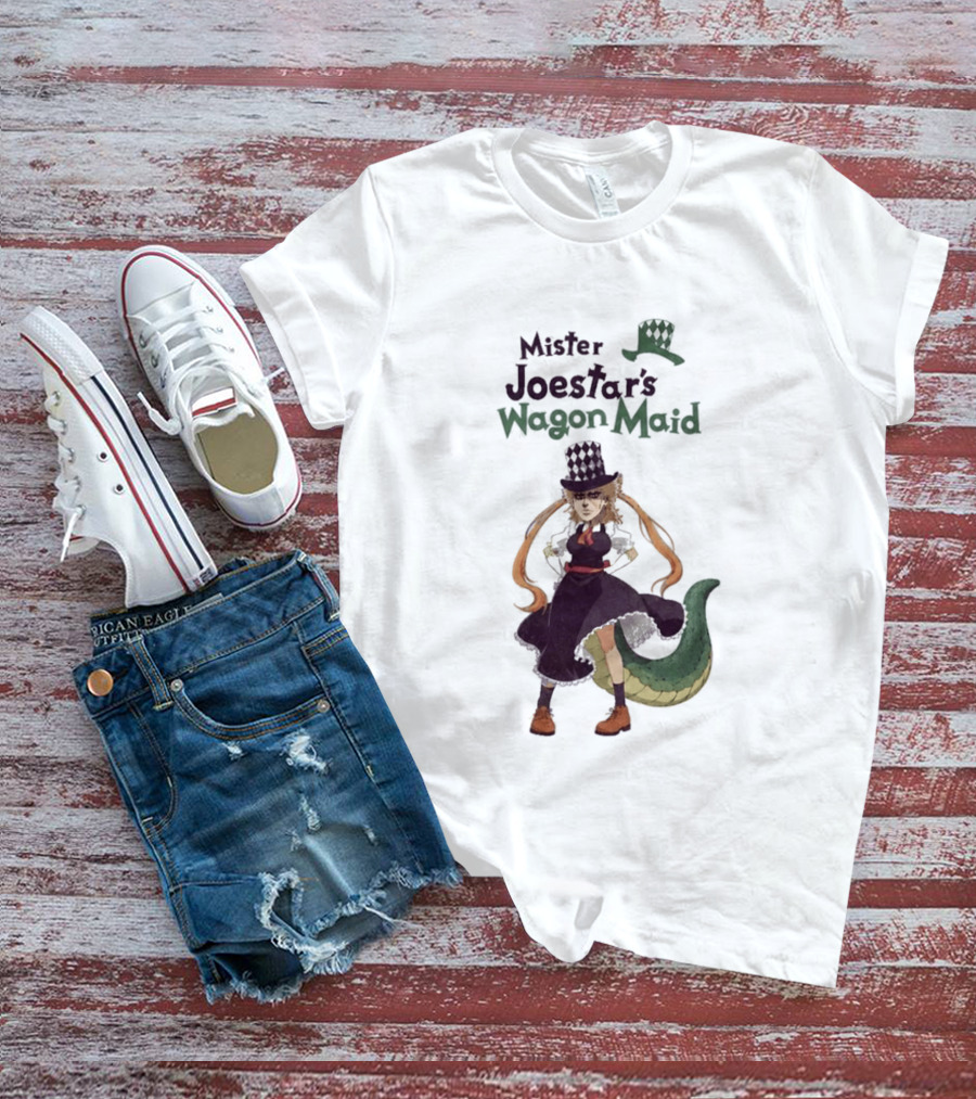 Mister Joestar's Wagon Maid Robert E. O. Speedwagon T-Shirt