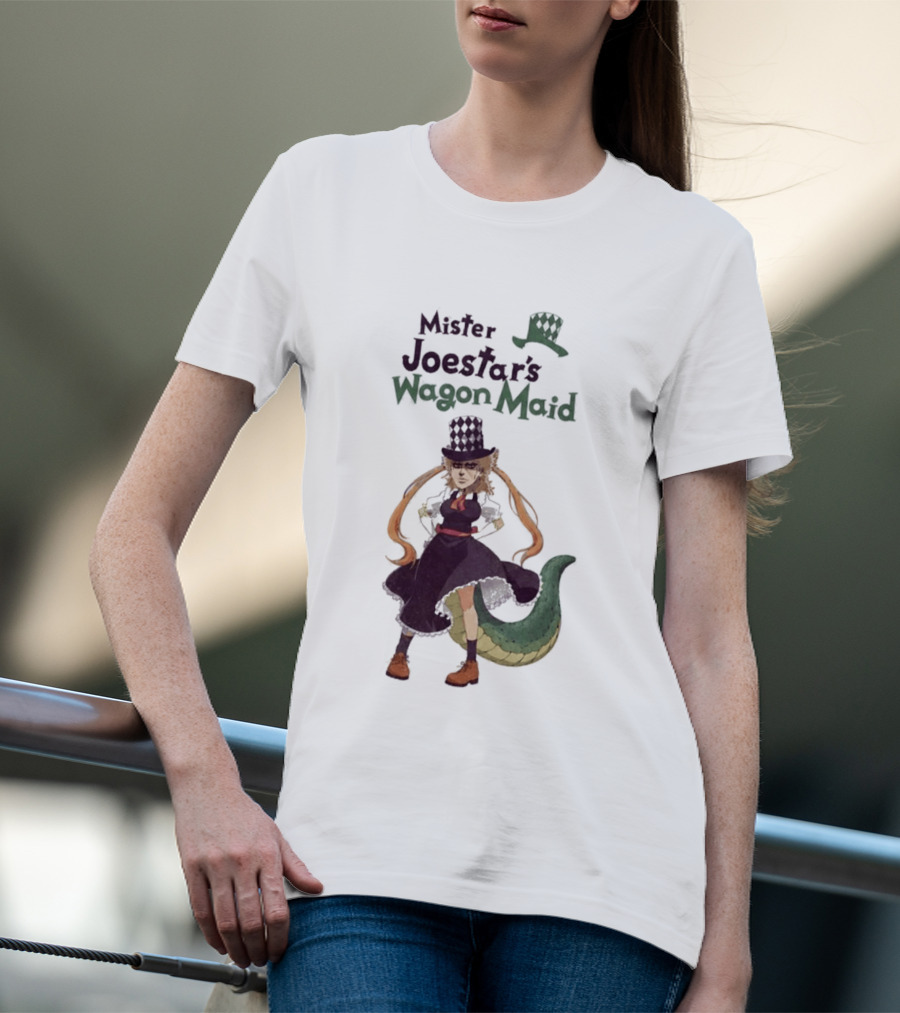 Mister Joestar's Wagon Maid Robert E. O. Speedwagon T-Shirt