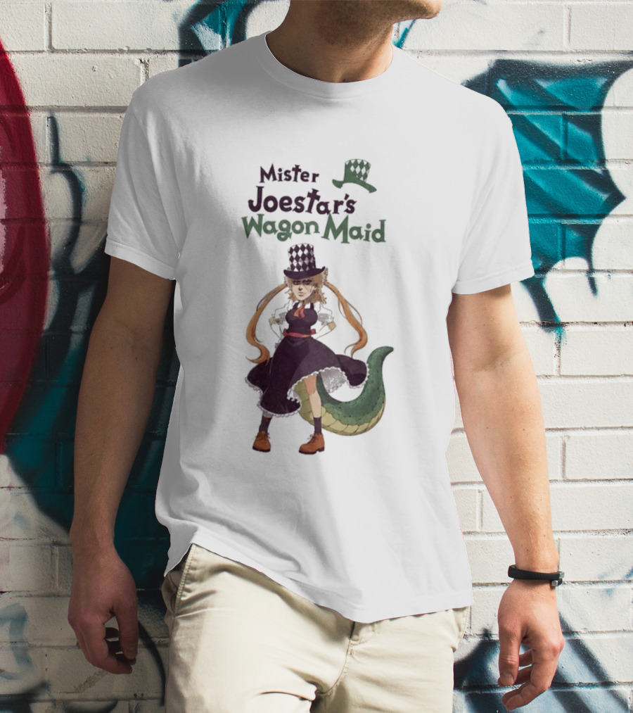 Mister Joestar's Wagon Maid Robert E. O. Speedwagon T-Shirt