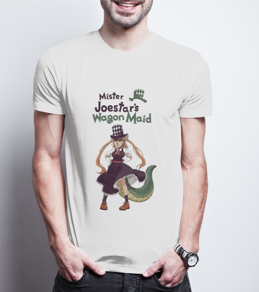 Mister Joestar's Wagon Maid Robert E. O. Speedwagon T-Shirt