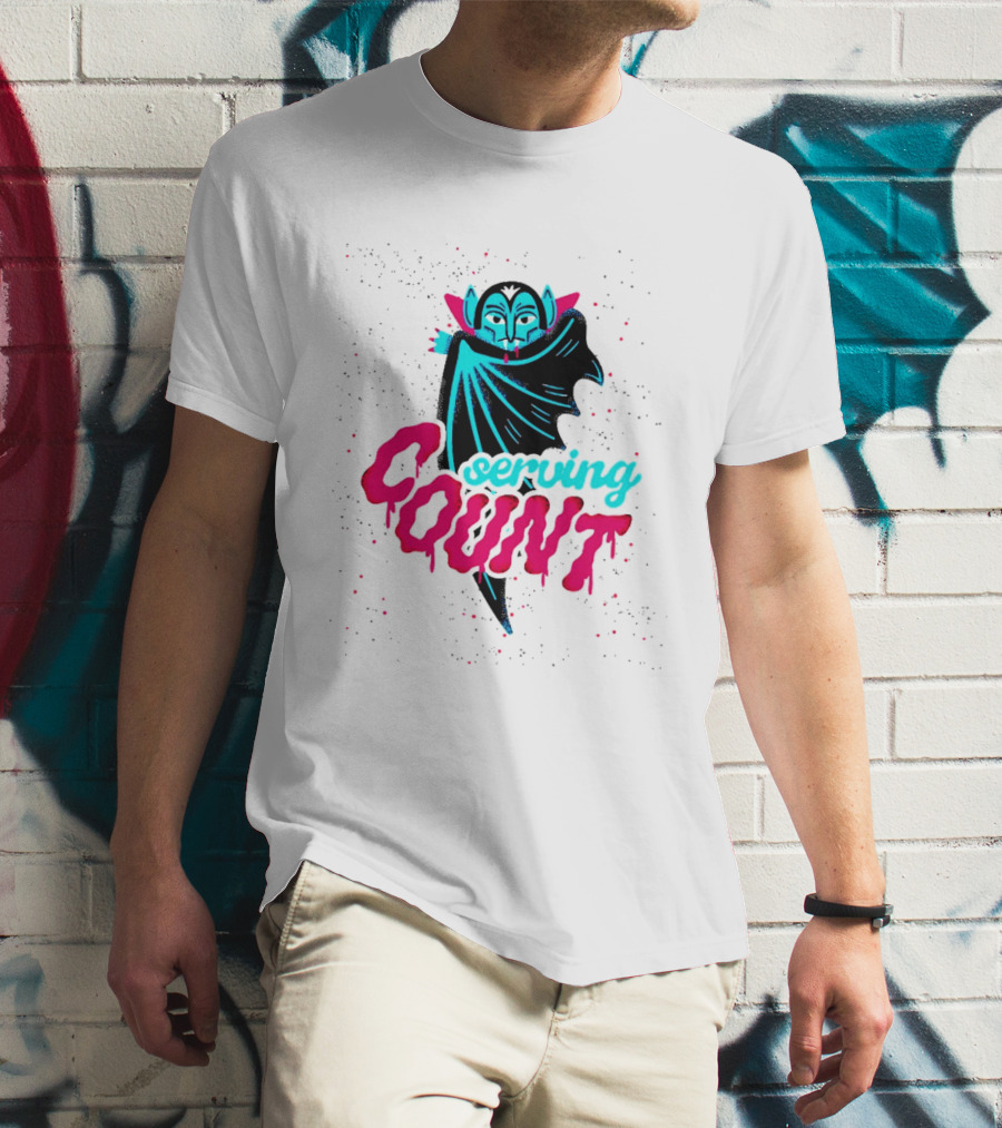 Serving Cunt Dracula Vampire Pastel Gothic Halloween T-Shirt