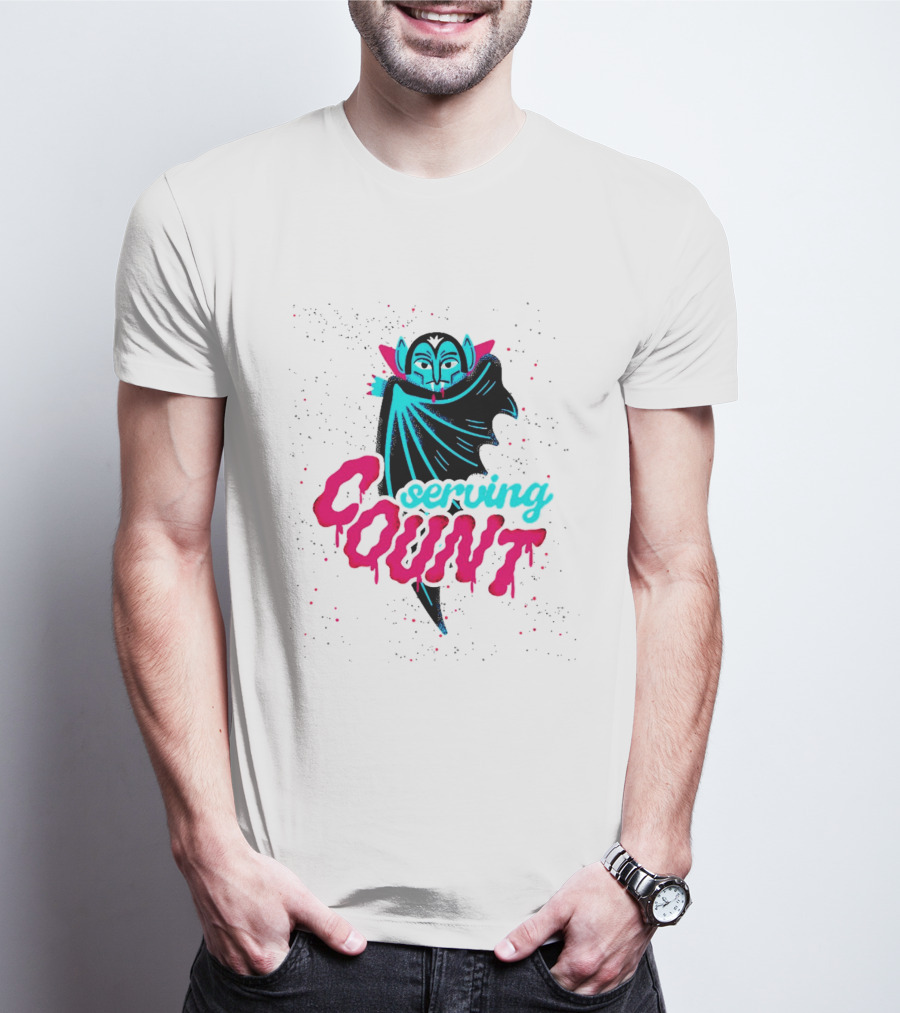 Serving Cunt Dracula Vampire Pastel Gothic Halloween T-Shirt