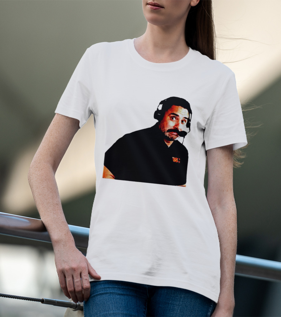 Steve Sarkisian Headset Shocked Longhorns Face Meme T-Shirt