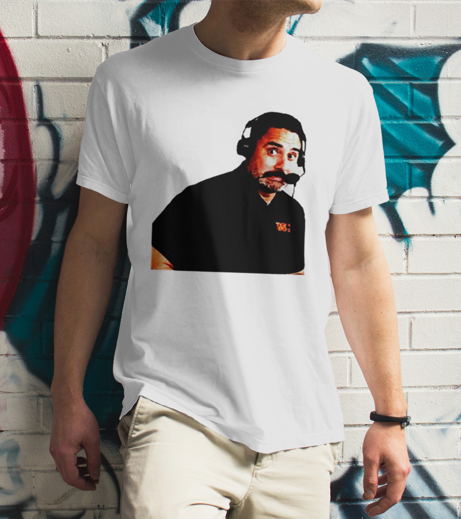 Steve Sarkisian Headset Shocked Longhorns Face Meme T-Shirt
