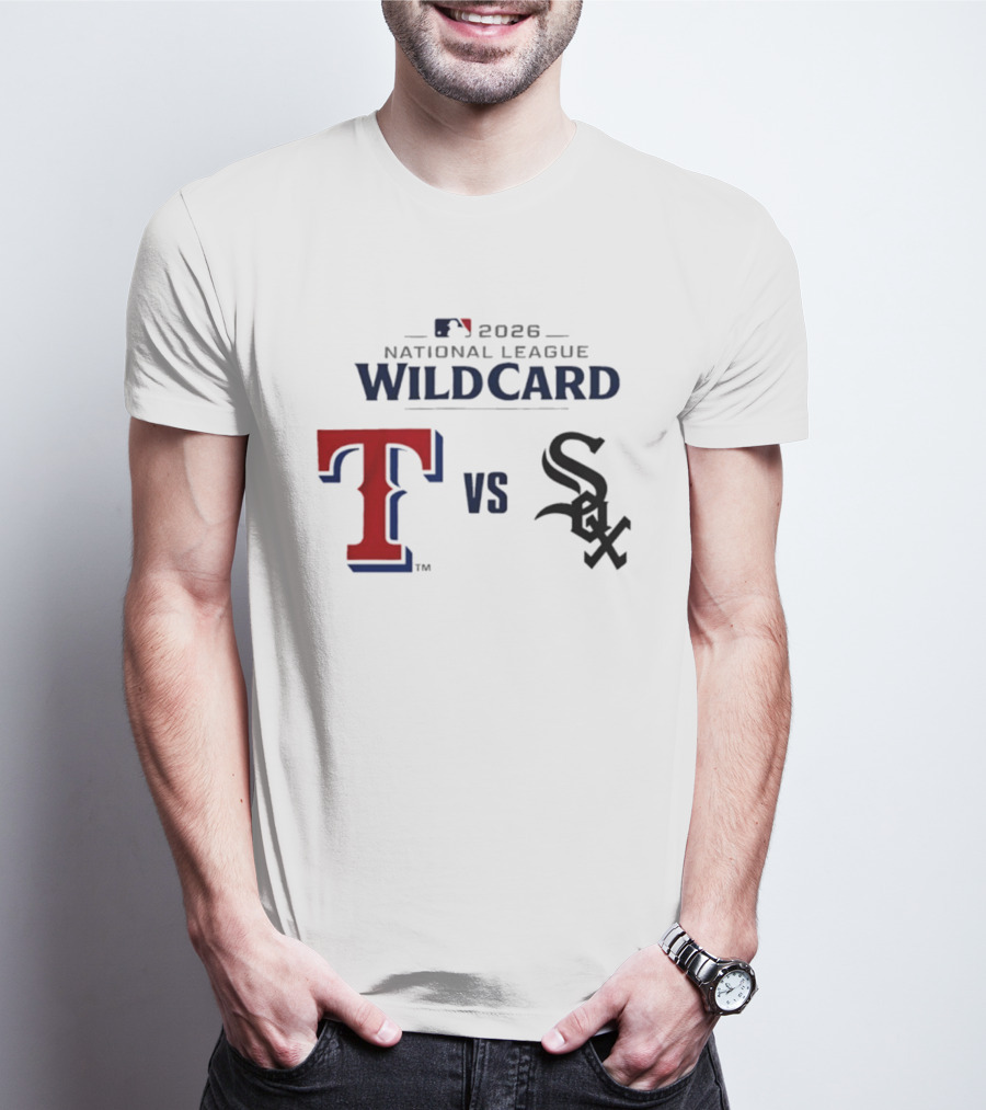 2026 MLB National League Wild Card Texas Rangers Vs Chicago White Sox T-Shirt