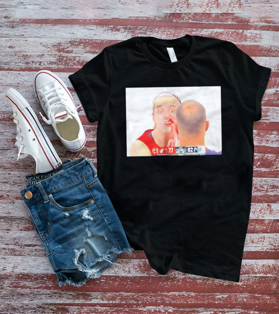 Caitlin Clark Indiana Fever Bleeding Incident Basketball Game Moment T-Shirt