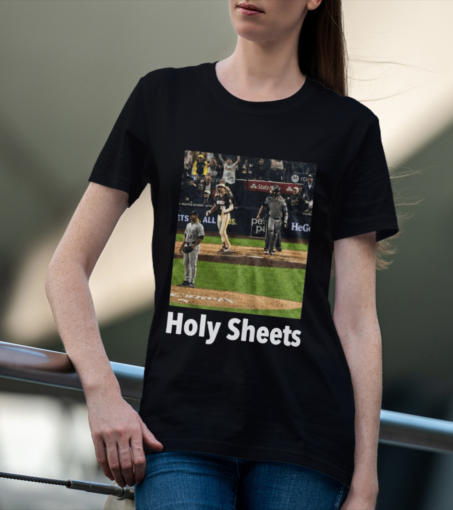 Ty France Holy Sheets Baseball Moment Fan Celebration T-Shirt