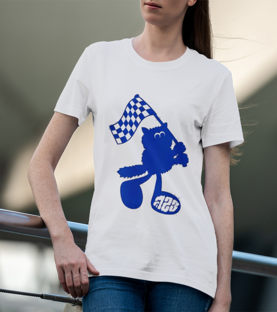 Alex Albon Quadrant Singapore Race Week Mascot 23 Checkered Flag T-Shirt