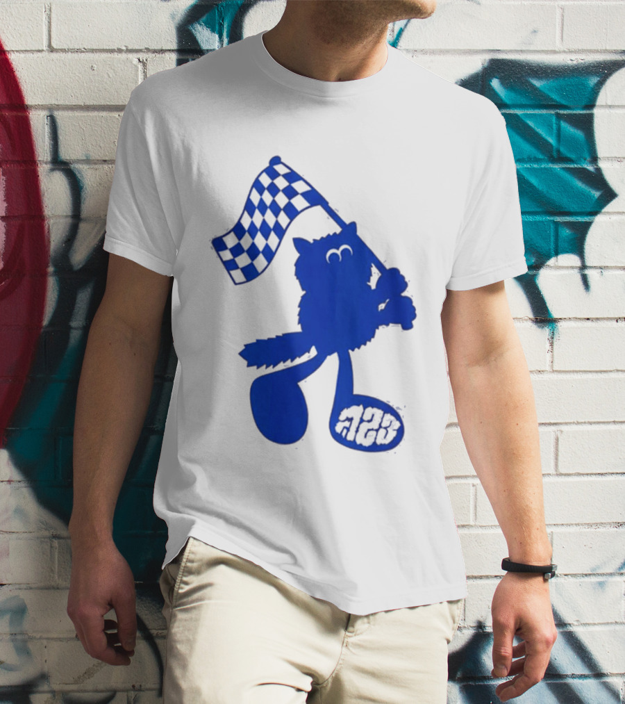 Alex Albon Quadrant Singapore Race Week Mascot 23 Checkered Flag T-Shirt