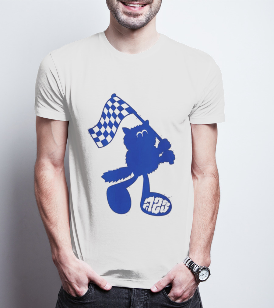 Alex Albon Quadrant Singapore Race Week Mascot 23 Checkered Flag T-Shirt