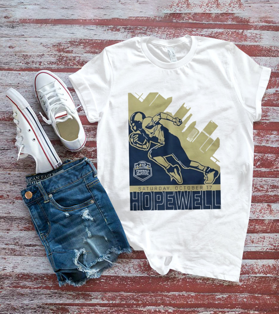 Hopewell Football Classic Saturday October 17 City Skyline T-Shirt