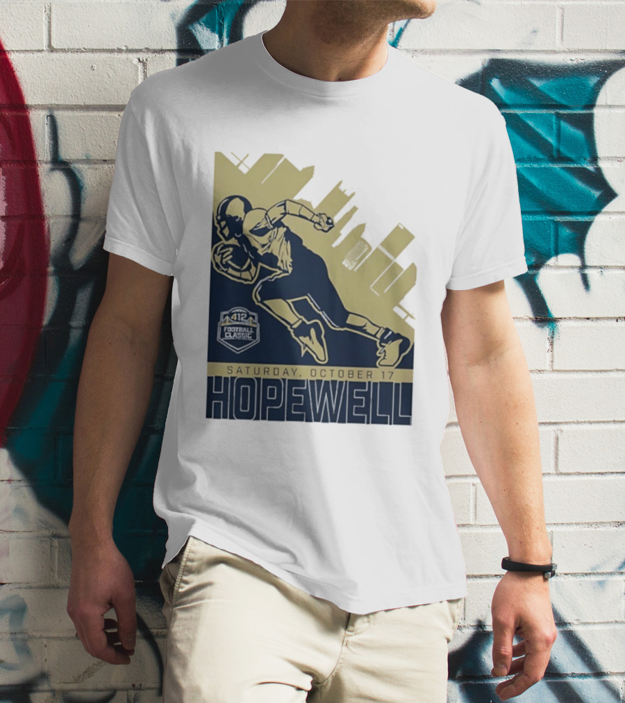 Hopewell Football Classic Saturday October 17 City Skyline T-Shirt