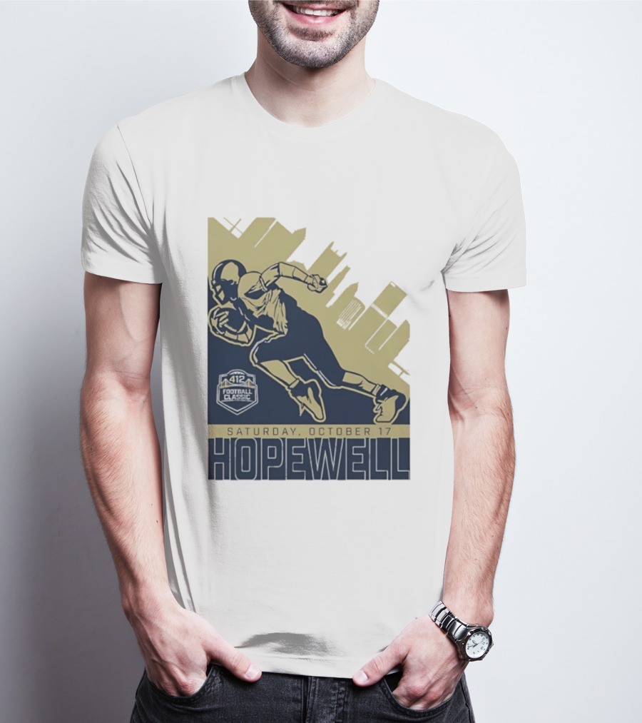 Hopewell Football Classic Saturday October 17 City Skyline T-Shirt