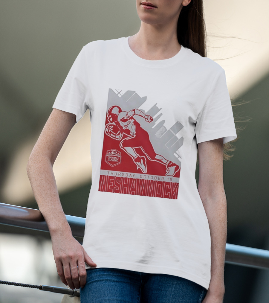 Neshannock 412 Football Classic Thursday October 15 Skyline T-Shirt