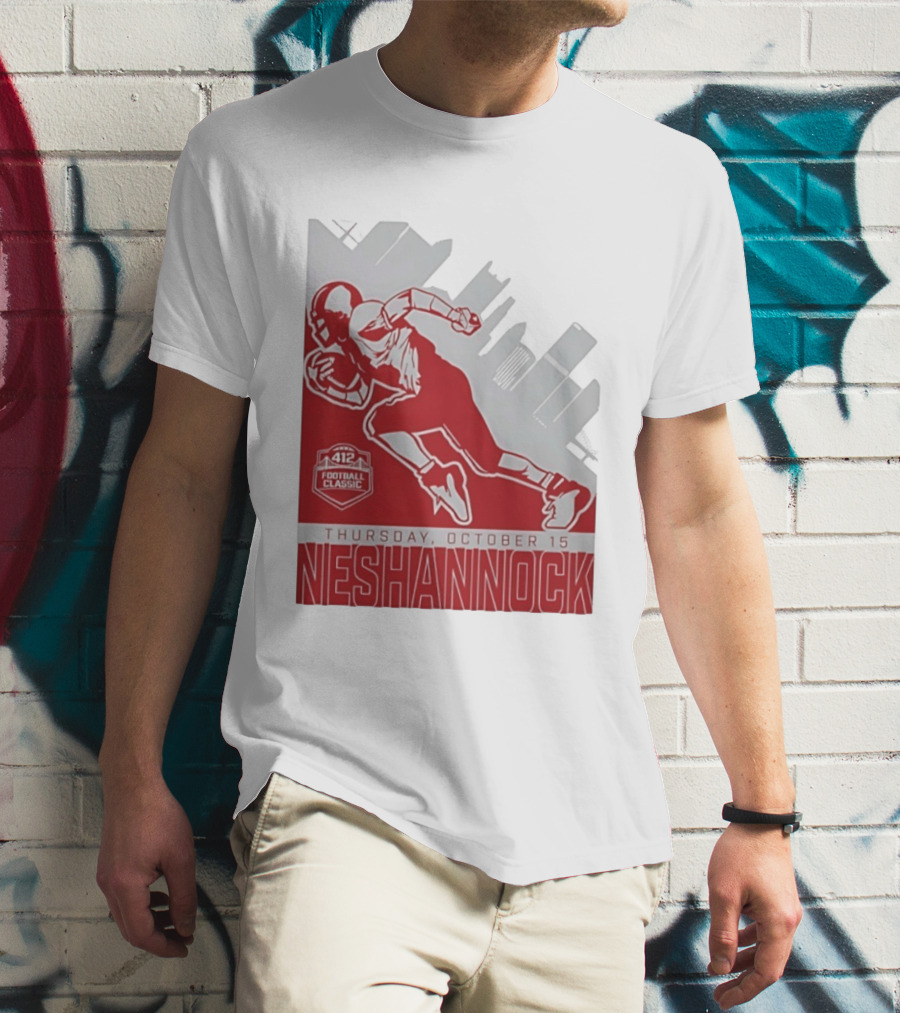 Neshannock 412 Football Classic Thursday October 15 Skyline T-Shirt