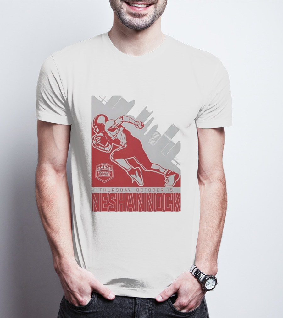 Neshannock 412 Football Classic Thursday October 15 Skyline T-Shirt