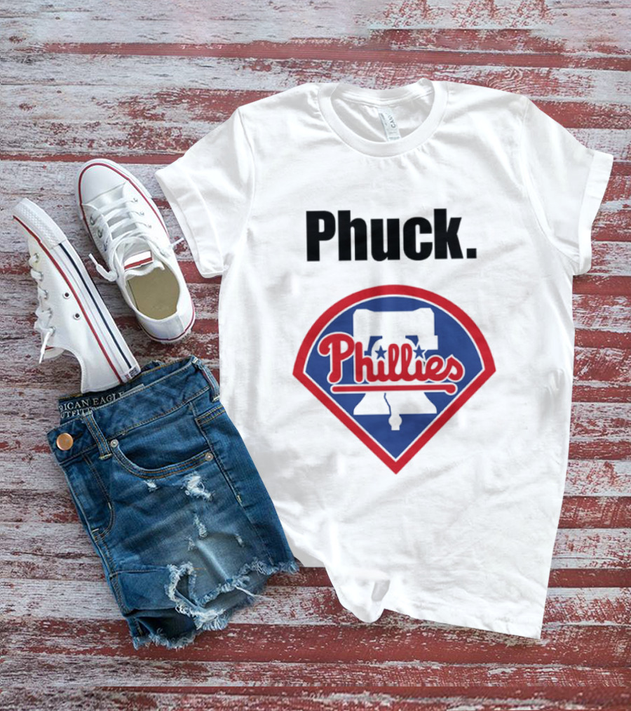 Phuck Phillies Baseball Meme Liberty Bell T-Shirt